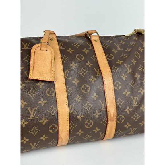 Louis Vuitton Keepall 45 Brown Canvas Duffle Bag - Picture 9 of 16